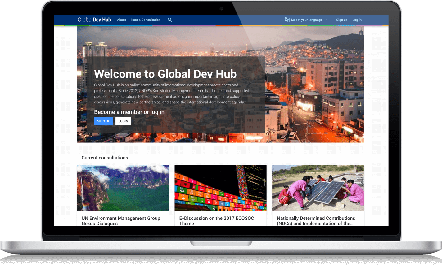 GlobalDevHub platform for content migration