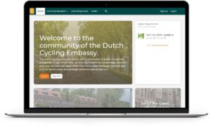 Screenshot of the Dutch Cycling Community platform