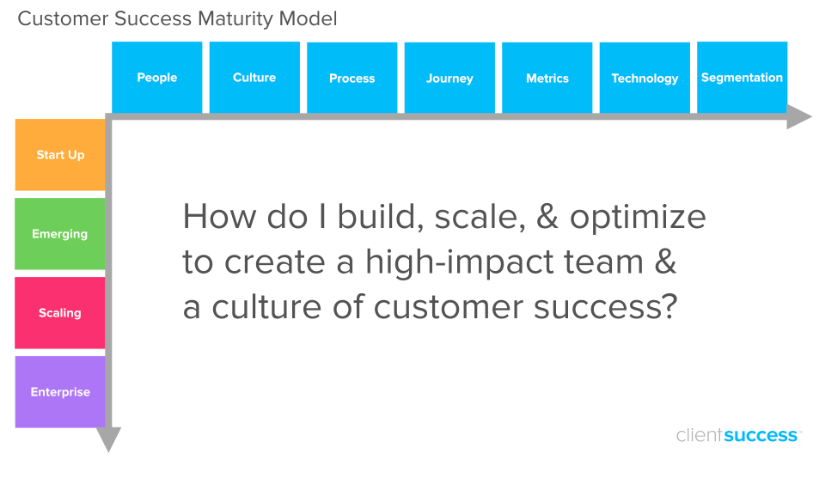 Maturity models for customer success